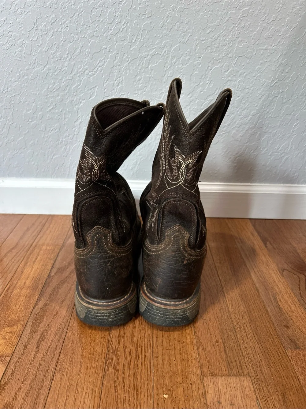 Ariat Workhog Work Boots Composite Toe Men’s Size 10 EE Brown
